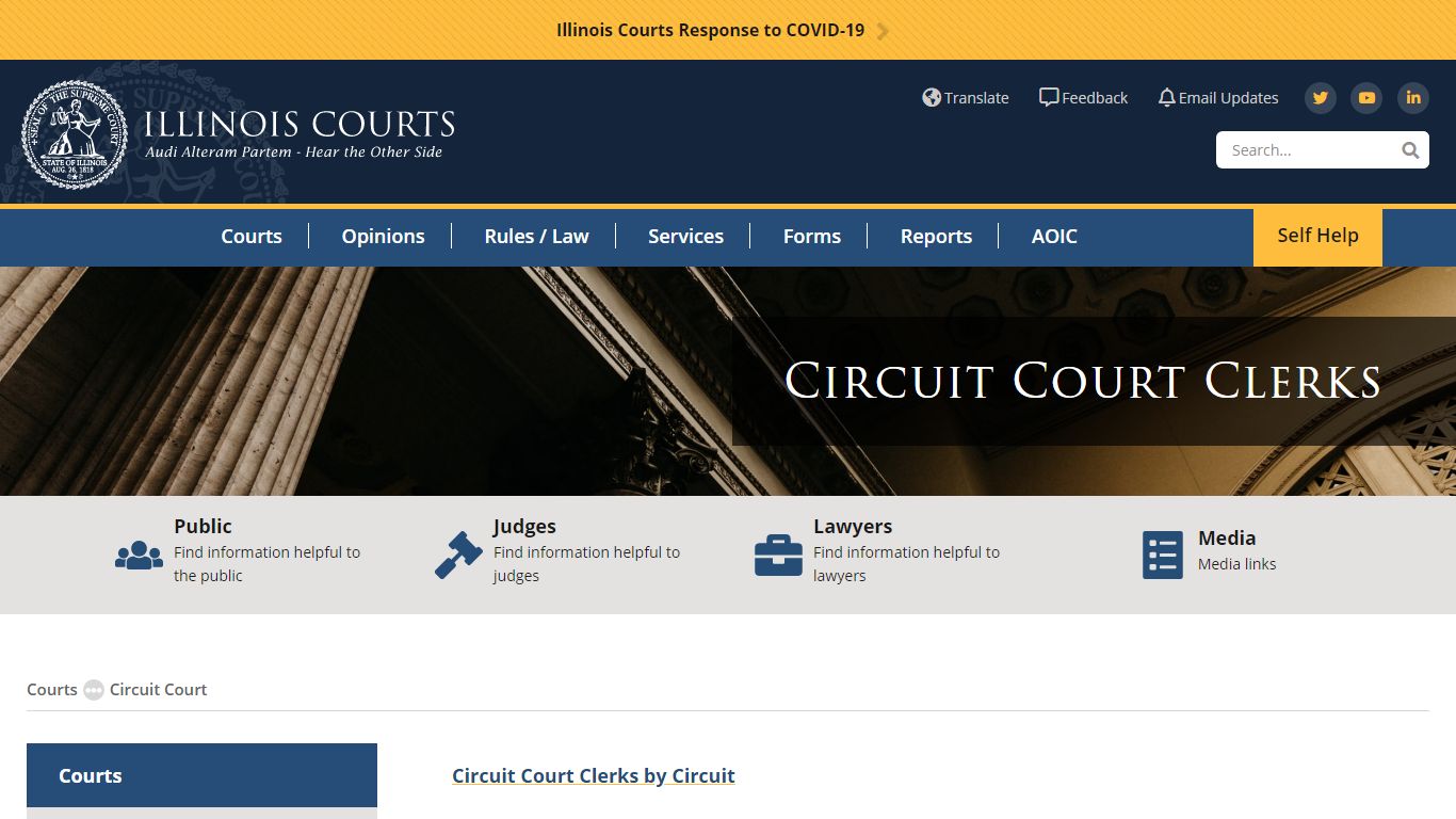 Circuit Court Clerks | State of Illinois Courts